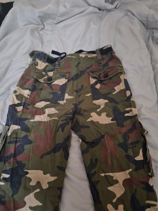 Pantalones cargo camuflaje