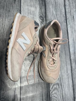 New Balance Bambas Beige y Rosa y plateado