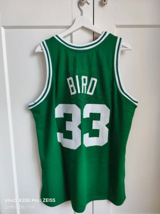 Camiseta Celtics Larry Bird 33 Mitchell & Ness
