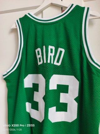 Camiseta Celtics Larry Bird 33 Mitchell & Ness