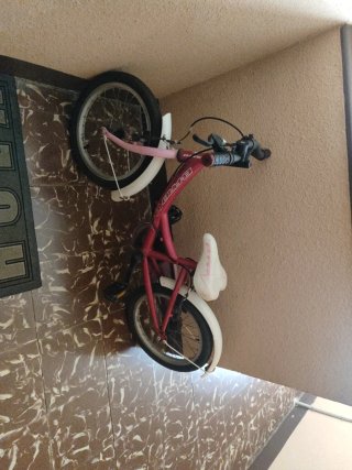 Bicicleta infantil rosa