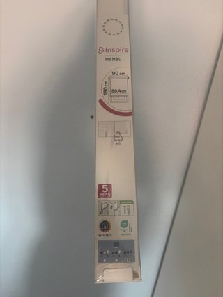 Estor Enrollable Inspire MAMBO Blanco 90x190cm