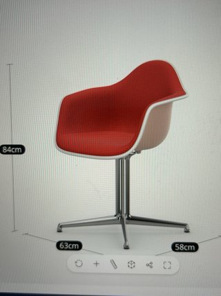 6 Sillas Vitra - Diseño Moderno