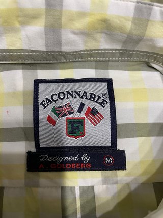 Camisa Faconable Cuadros Talla M