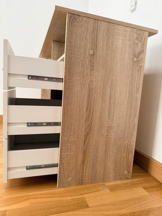 Escritorio madera 3 cajones