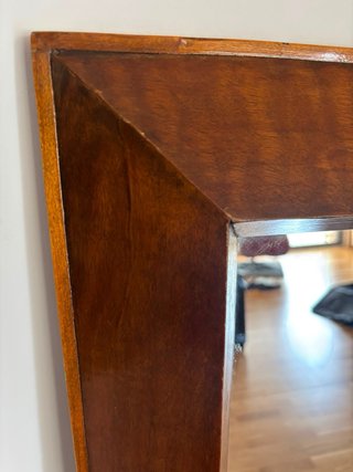 Espejo Grande Madera Restaurado 138x96