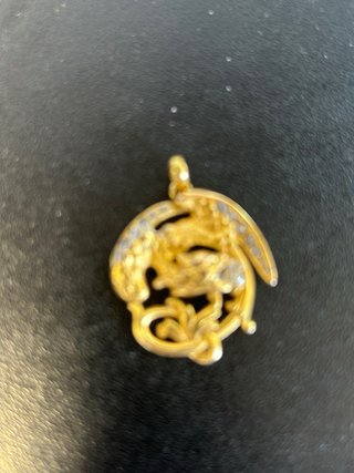 Colgante Vintage Oro 18k y Diamantes