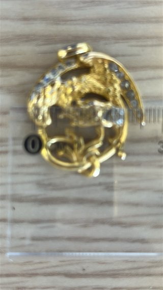 Colgante Vintage Oro 18k y Diamantes