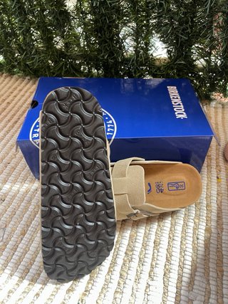 Birkenstock Boston Unisex Talla 40 Beige