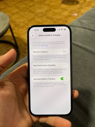 iPhone 14 Pro Negro batria 85%