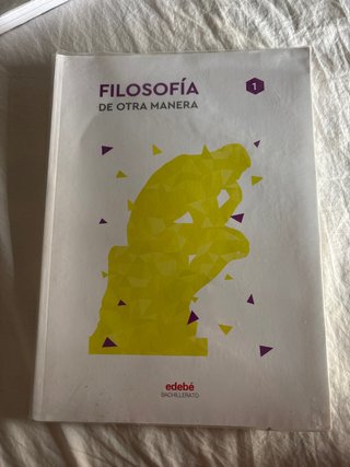 Filosofía 1, primer curso de bachillerato