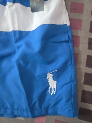 Bañador Ralph Lauren Azul y Blanco T.M