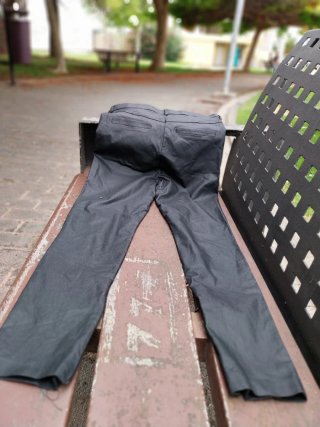Pantalón Piel Cinética Zara Talla M Nuevo