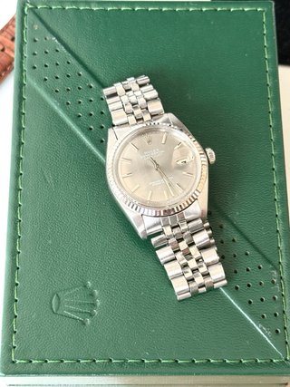 Rolex Datejust 1601 Gris Acero y Oro