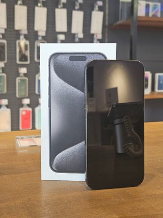 IPHONE 15 PRO 256GB NERO 100% BATTERIA-.-.