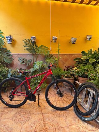 Bicicleta de Montaña Roja