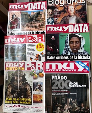 Lotes diferentes de revistas de Historia y general