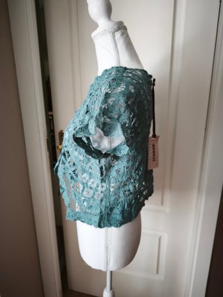 Bolero guipur verde nuevo