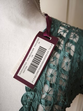 Bolero guipur verde nuevo