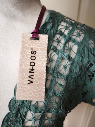 Bolero guipur verde nuevo