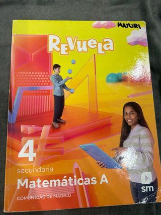 Matemáticas A. 4 Secundaria. Revuela. Comunidad...
