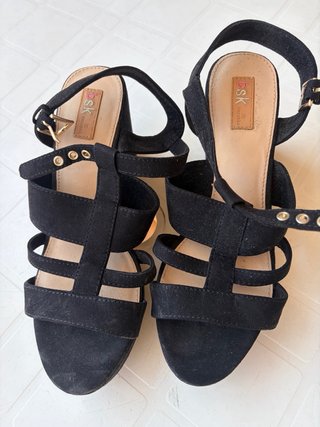 Sandalias BSK Negras Talla 38