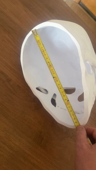 Máscara calavera blanca