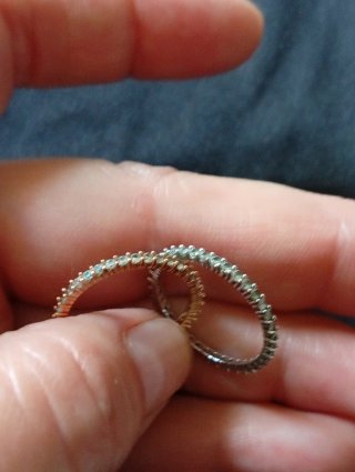 Anillo Swarovski Dorado