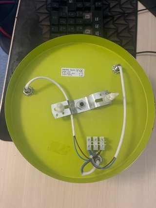 Lámpara de techo infantil verde