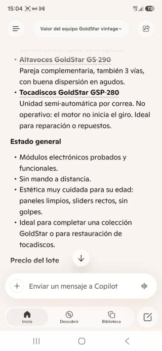 Amplificador Integrado GoldStar GSA-5300