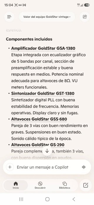 Amplificador Integrado GoldStar GSA-5300