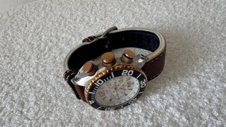 Orologio Iannetti Jogò Uomo Marrone Dorato