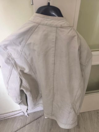 Chaqueta de cuero auténtico