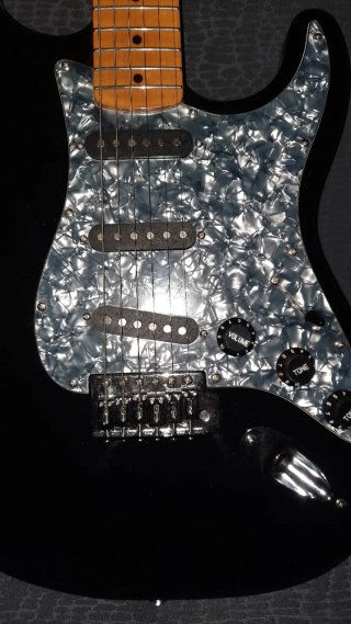 Chitarra elettrica Starsun nera