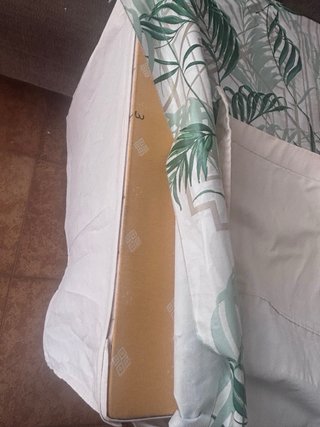 Mesa camilla madera y tela