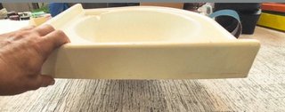 Lavandino per barca/roulotte beige