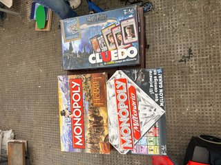 Pack 3 Juegos de Mesa: Monopoly, Cluedo, Hobbit