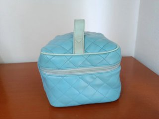 Neceser Vintage Hello Kitty Acolchado Azul