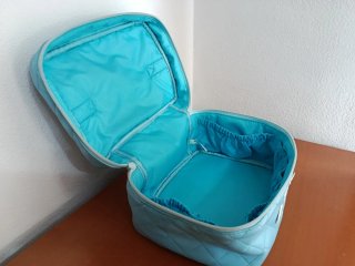 Neceser Vintage Hello Kitty Acolchado Azul