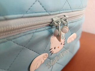 Neceser Vintage Hello Kitty Acolchado Azul
