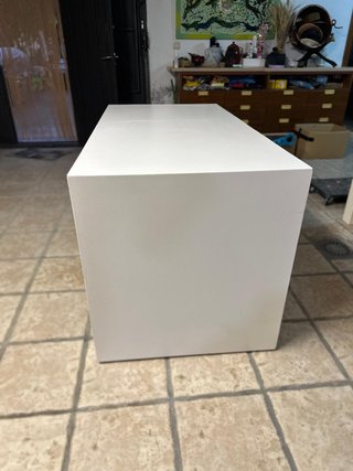 Escritorio blanco 140cm | 3 cajones
