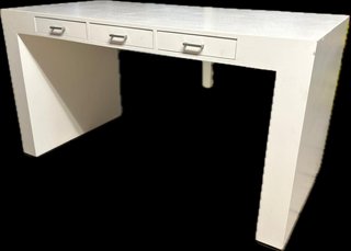 Escritorio blanco 140cm | 3 cajones
