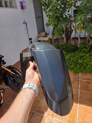 Guardabarros Honda CB500X Negro/Gris
