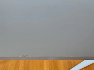 Escritorio Ikea Gris y Blanco