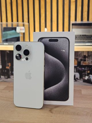 IPHONE 15 PRO 512GB BIANCO 95% BAT - 290 CICLI