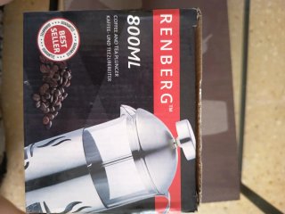Cafetera Prensa Francesa Renberg 800ml