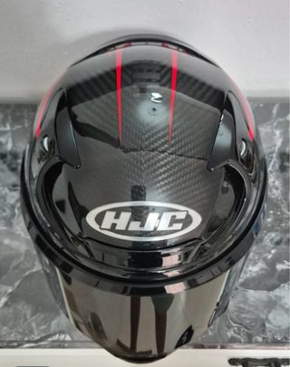 Casco HJC RPHA 12 Carbono Rojo KERES MC1   Talla L
