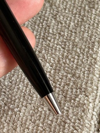 Bolígrafo pix. Montblanc Negro y Plata