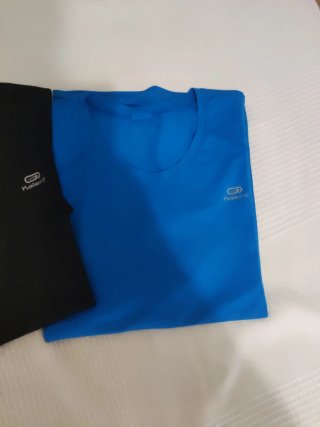 Pack 3 Camisetas Decathlon Negras y Azules