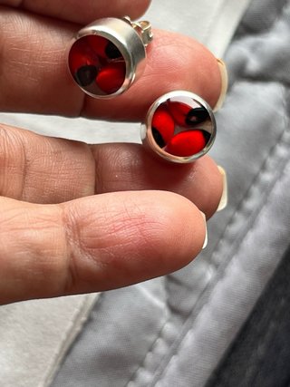 Conjunto Plata 950 Pendientes y Colgante